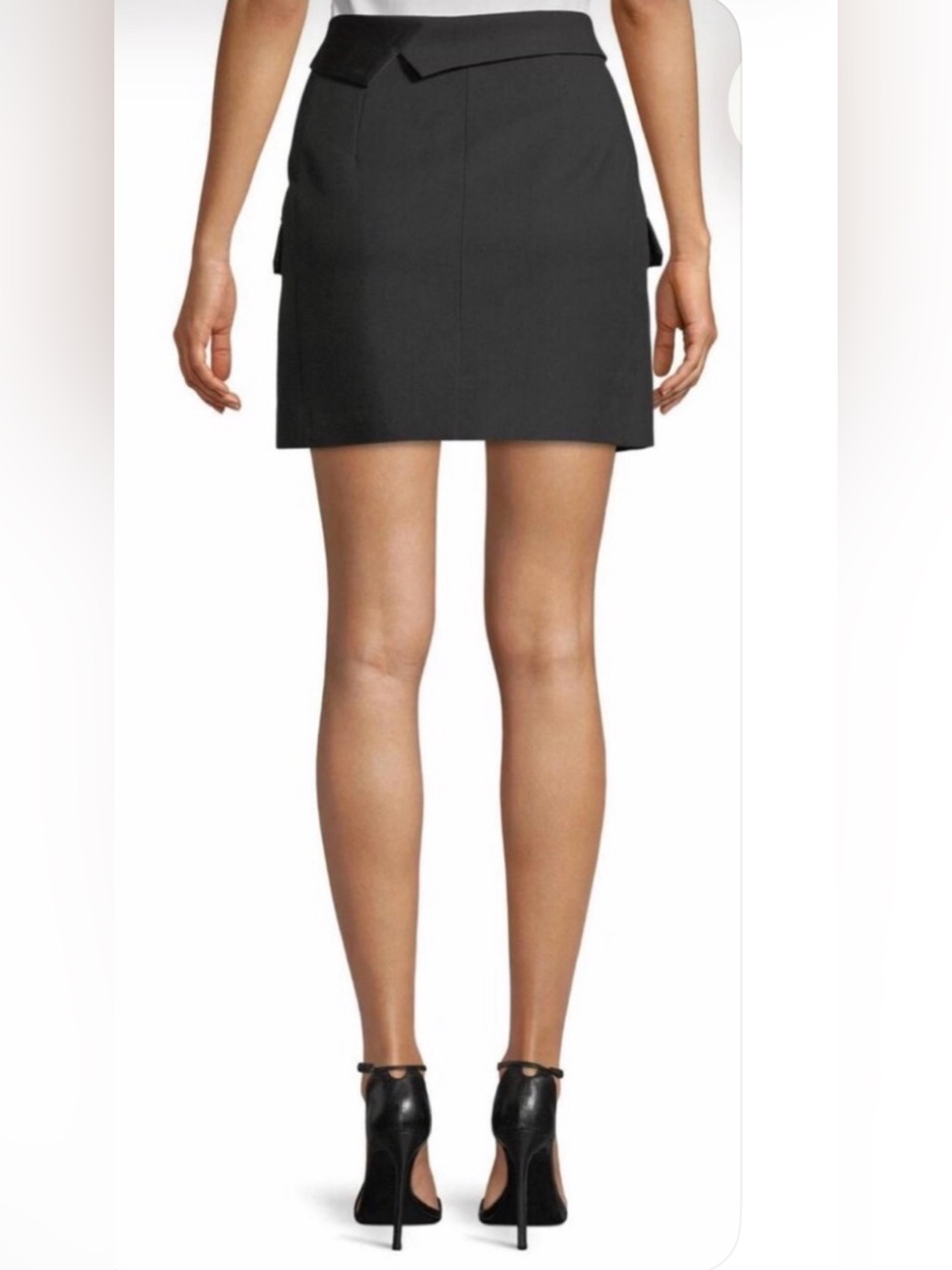 Helmut Lang blazer skirt 12 black tailored cargo mini aesthetic cocktail office - Picture 2 of 10